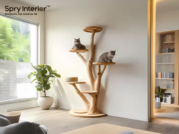 Cat Tree for Large Cats with Hammock - The Perfect Space for Play and Rest
