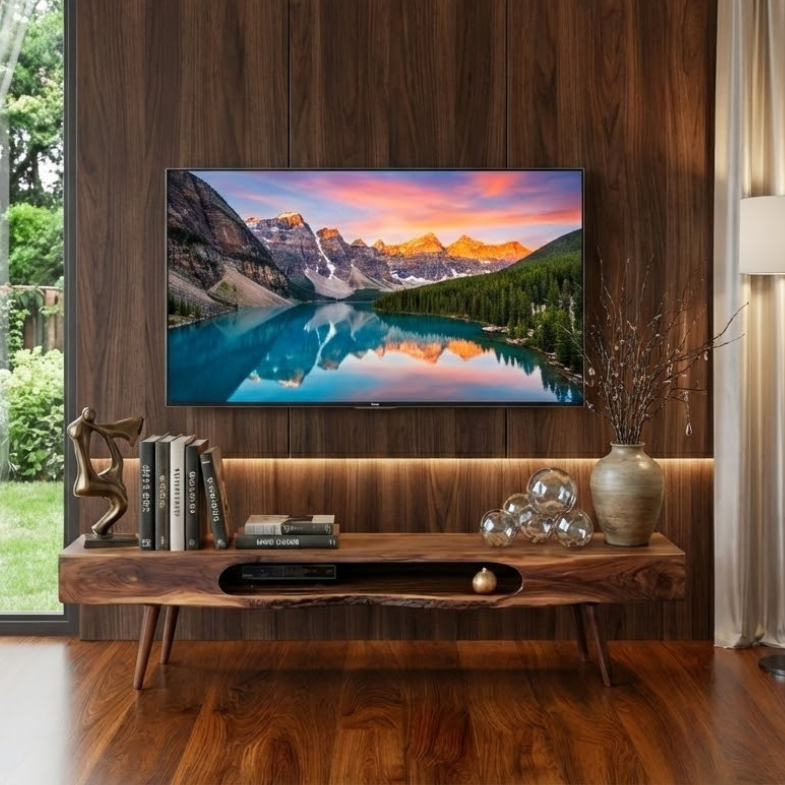 Rustic TV Cabinet Solid Wood TV Stand Storage Cabinet Wood Furniture Home Decor Home Decoration