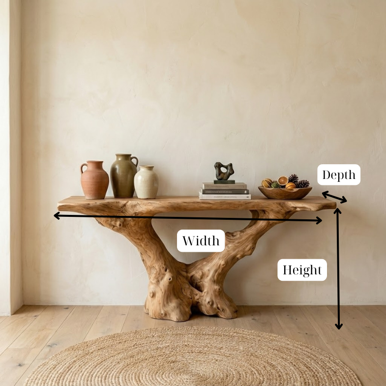 Entryway Table Wood Console Table Rustic Desk Unique Furniture, Housewarming Gifts