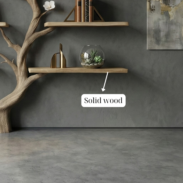 Tree Bookshelf Solid Wood Bookcase For Creative And Unique Home Decoration