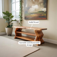 Custom Wooden Shoe Cabinet Entryway Shoe Bench Shoe Shelf Handmade Furniture for Home Decoration and Housewarming Gift