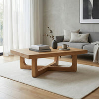 Walnut Live Edge Coffee Table Solid Wood Rustic Desk Minimalist Furniture Living Room Decor