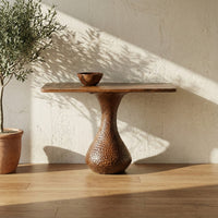 Mushroom Desk, Rustic Console Table, Farmhouse Style Unique Furniture For Housewarming Gifts