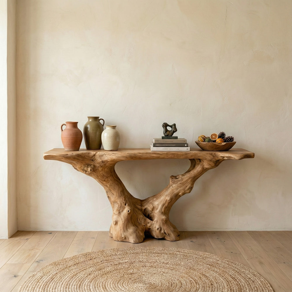 Entryway Table Wood Console Table Rustic Desk Unique Furniture, Housewarming Gifts