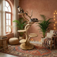 Wooden Cat Tower Cat Tree Pet Furniture For Home Decor And Gift For Her