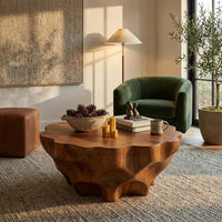 Rustic Coffee Table, Live Edge Table, Handmade Furniture Minimalist Style Living Room Decor