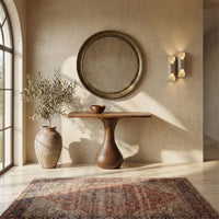 Mushroom Desk, Rustic Console Table, Farmhouse Style Unique Furniture For Housewarming Gifts