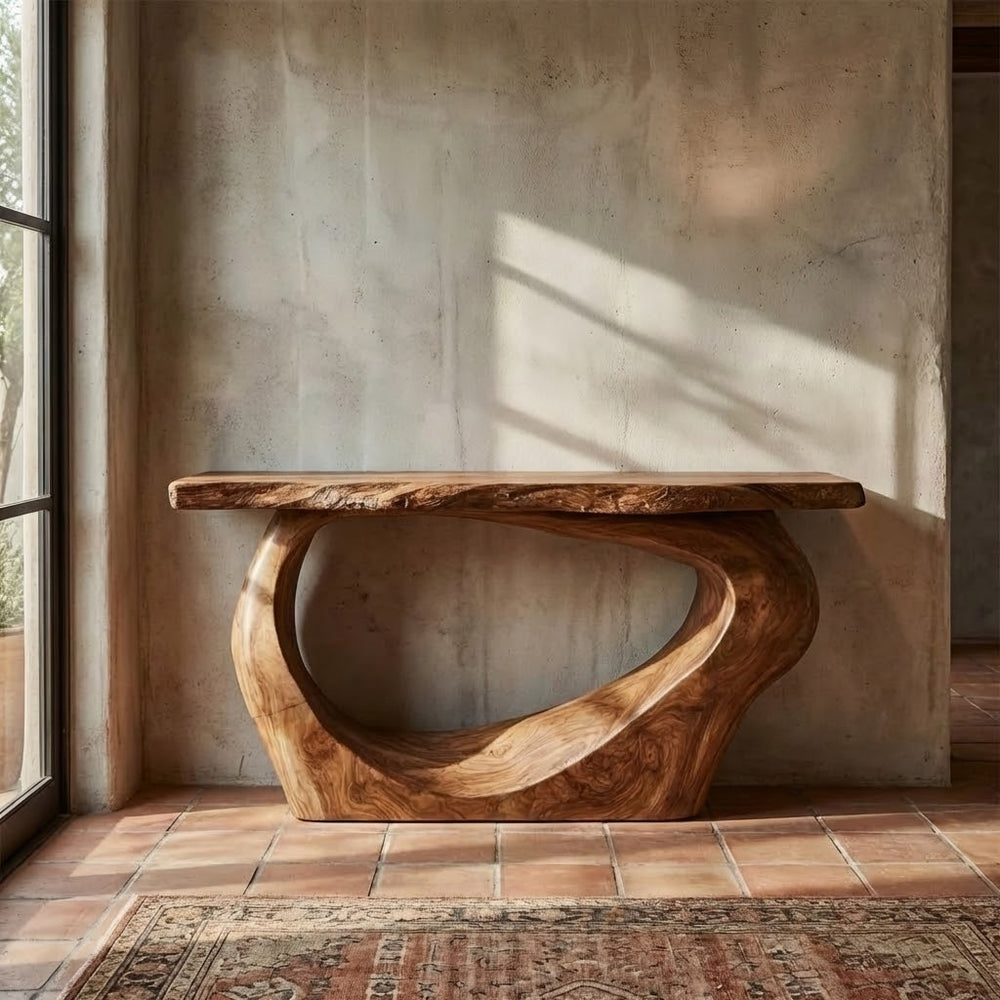 Rustic Wood Table, Wall Mounted Desk, Farmhouse Table Handmade Furniture Living Room Decor