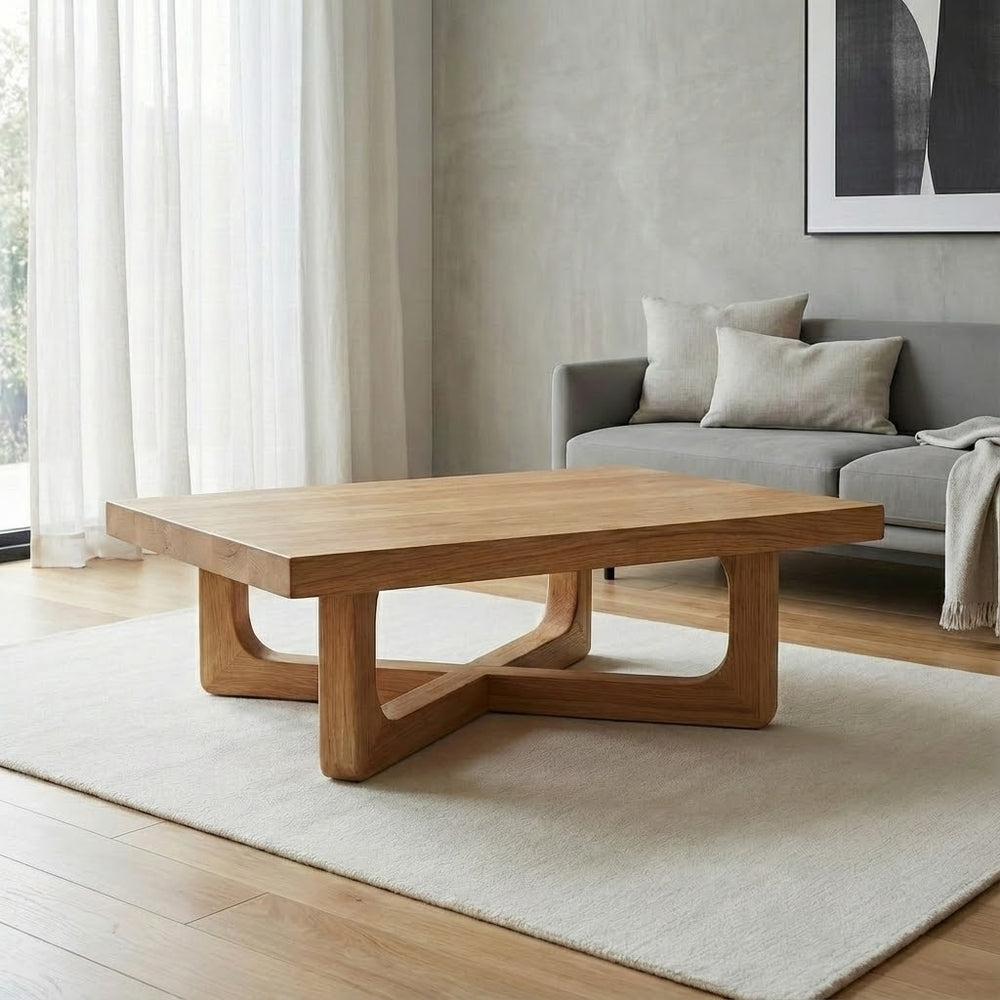 Walnut Live Edge Coffee Table Solid Wood Rustic Desk Minimalist Furniture Living Room Decor