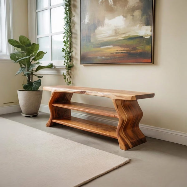 Custom Wooden Shoe Cabinet Entryway Shoe Bench Shoe Shelf Handmade Furniture for Home Decoration and Housewarming Gift