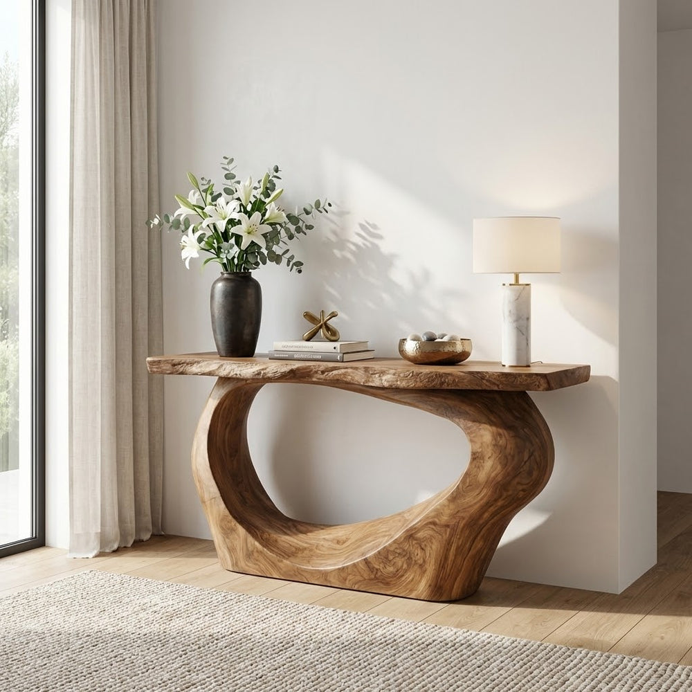 Rustic Wood Table, Wall Mounted Desk, Farmhouse Table Handmade Furniture Living Room Decor